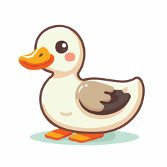 duck, bird, animal, nature, beak, wildlife, white, isolated, feather, wild, illustration, cute, graphic, design, water, vector, background, waterfowl, wing, swim, drawing, duckling, mallard, farm, car