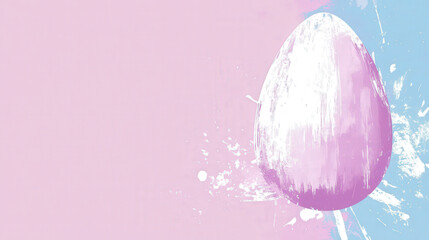 Vibrant splash art colorful egg design