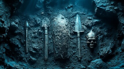 Buried ancient weapons and artifacts hint at historical mysteries from a forgotten era