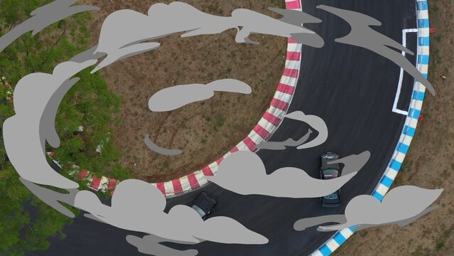 Anime Cartoon Smoke Transition