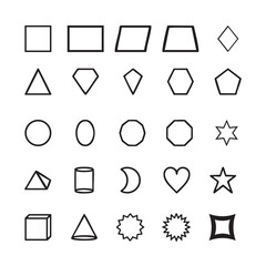 Patterned Shape Icons for Textures and Backgrounds