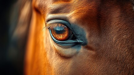 Stunning Horse Portrait with Captivating Expression