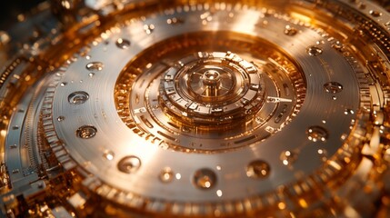 High-tech components show intricate designs crucial for satellite telemetry, GPS signals, and GNSS technology, enhancing tracking capabilities in space exploration.