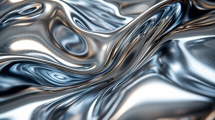 Abstract Liquid Metal Flowing Surface