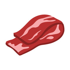 sliced pork ingredient of shabu shabu hotpot