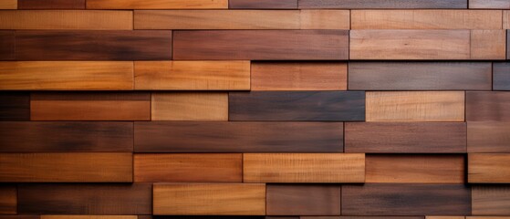 Textured wooden wall with warm tones