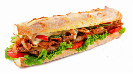 sandwich isolated on white