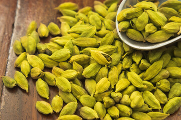 Asian aroma spice flavor, Green cardamom.