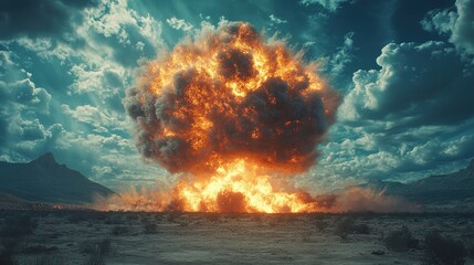 Dynamic Nuclear Explosion Visualization in 3D