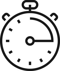 fast delivery flat line web icon concept