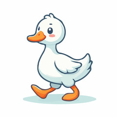 duck, bird, animal, nature, beak, wildlife, white, isolated, feather, wild, illustration, cute, graphic, design, water, vector, background, waterfowl, wing, swim, drawing, duckling, mallard, farm, car