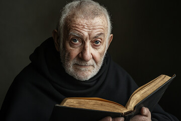 Old man portrait close up