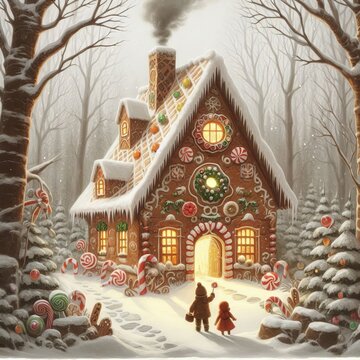  Hansel and Gretel Gingerbread House
