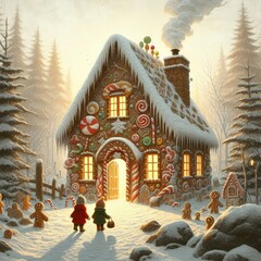  Hansel and Gretel Gingerbread House
