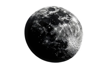 Lunar surface details captured in high resolution