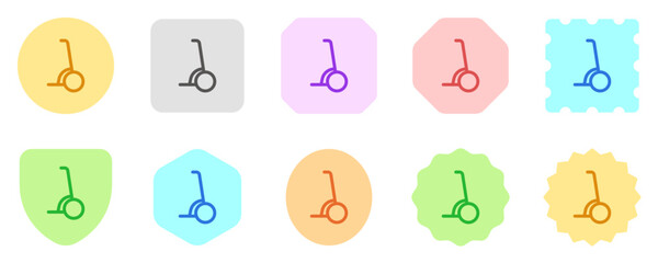 Editable segway scooter vector icon. Vehicles, transportation, travel. Part of a big icon set family. Perfect for web and app interfaces, presentations, infographics, etc