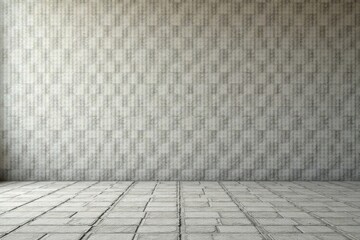 Fototapeta premium A Simple Room Featuring a Neutral Textured Wall and a Stone Floor Ideal for Various Design Applications