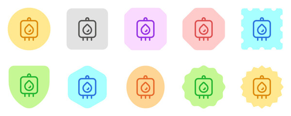 Editable blood pack vector icon. Part of a big icon set family. Perfect for web and app interfaces, presentations, infographics, etc