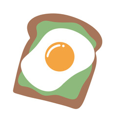Avocado toast with egg