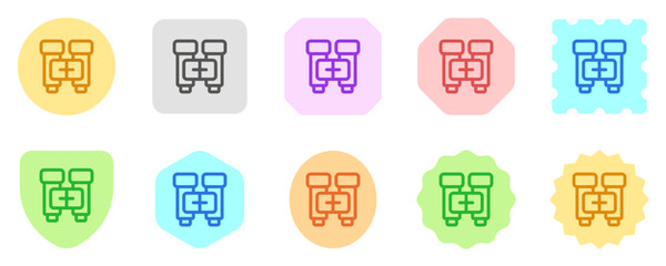 Editable binocular, search vector icon. Part of a big icon set family. Perfect for web and app interfaces, presentations, infographics, etc