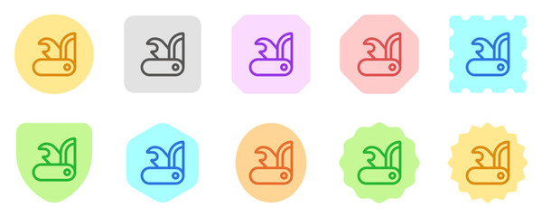 Editable multitool vector icon. Part of a big icon set family. Perfect for web and app interfaces, presentations, infographics, etc