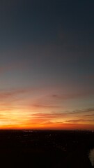 A wonderful evening by the river, sunset.