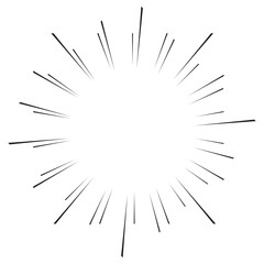 Obraz premium Speed Line Comic Effect