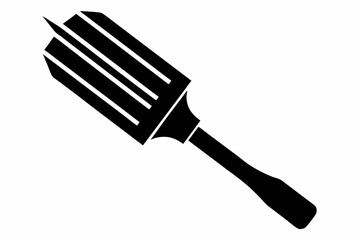 chisel line art silhouette vector illustration