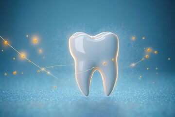 Teeth Cleaning and Health Care Protecting Gums and Preventing Decay with Fluoride and Dental Hygiene