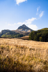 Fototapeta premium greece mountains with clouds