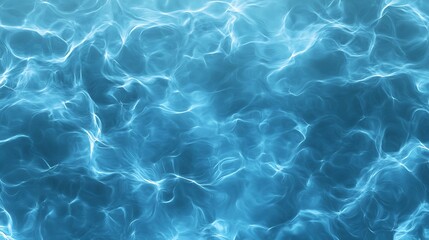 Calm blue water surface with light reflections creating a serene ambiance.