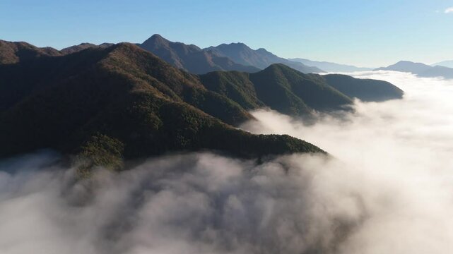 Mt. Fuij Japan Drone