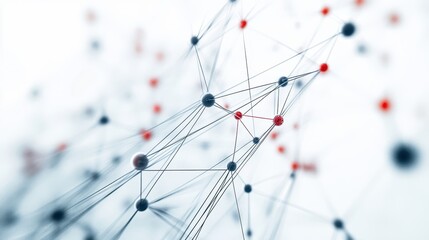 Abstract Digital Illustration of Supply Chain Network
