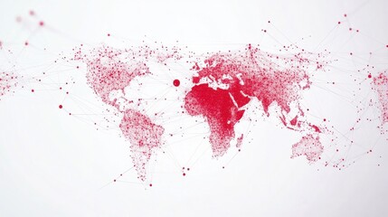 Global Cyber Network Visualization Concept