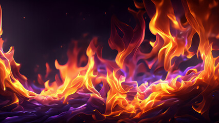 Fototapeta premium Minimal background hyper realistic colorful fire beautiful wallpaper hd best quality image