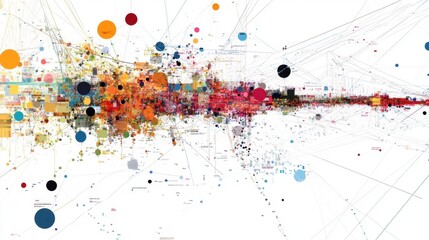Stylized Data Map of International Supply Chain Insights