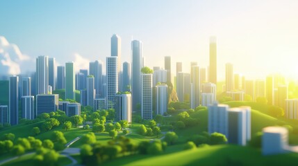 urban green space architectural landscape