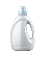 white plastic bottle on a transparent background