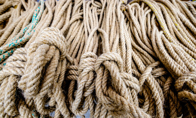 typical string - rope - close up