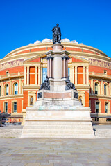The Memorial to the Great Exhibition honors Albert, Prince Consort. Located south of Royal Albert...