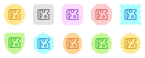 Editable cheese vector icon. Part of a big icon set family. Perfect for web and app interfaces, presentations, infographics, etc
