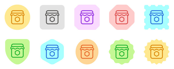 Editable honey jar vector icon. Part of a big icon set family. Perfect for web and app interfaces, presentations, infographics, etc