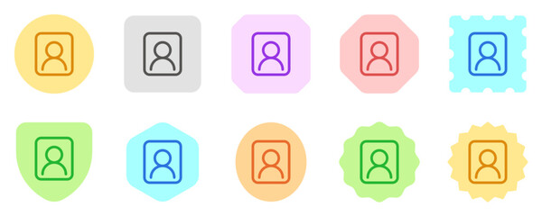 Editable person, portrait vector icon. Part of a big icon set family. Perfect for web and app interfaces, presentations, infographics, etc