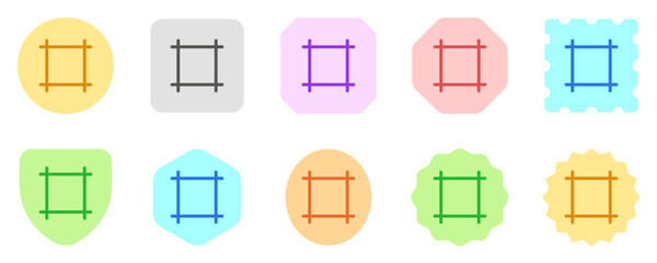 Editable frame, artboard vector icon. Part of a big icon set family. Perfect for web and app interfaces, presentations, infographics, etc