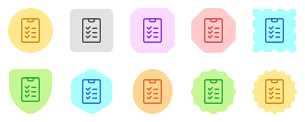 Editable clipboard, checklist vector icon. Part of a big icon set family. Perfect for web and app interfaces, presentations, infographics, etc
