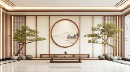 Chinese style interior decoration