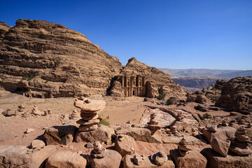 panorama del sito archeologico di Petra, Giordania
