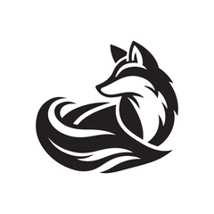 vector image of a wolf