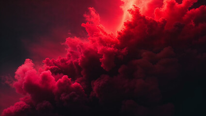 A bold and dramatic gradient transitioning from bright red to deep crimson, perfect for high-energy and passionate themes.