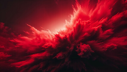 A bold and dramatic gradient transitioning from bright red to deep crimson, perfect for high-energy and passionate themes.